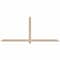 Ekena Millwork Eugene Smooth Timber Gable Bracket, Douglas Fir, 96"W x 40"H x 3 1/2"D x 3 1/2"F, 10/12 Pitch GBW096X40X0404EUG00SDF - alternate 1